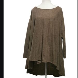 Autumn Cashmere 100% Pure Cashmere Oversized Put To Pit Is 24 Boat Neck Sweater